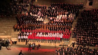 La Montanara (Canto Tradionale Alpino) cantata da 470 coristi all&#39;Arena di Verona