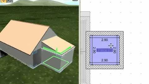 3D Home Design by Livecad : Single layer roofing