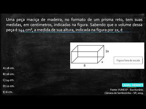 Vídeo: Como Encontrar A Altura De Um Prisma Quadrilateral