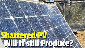 Testing broken/cracked PV panel