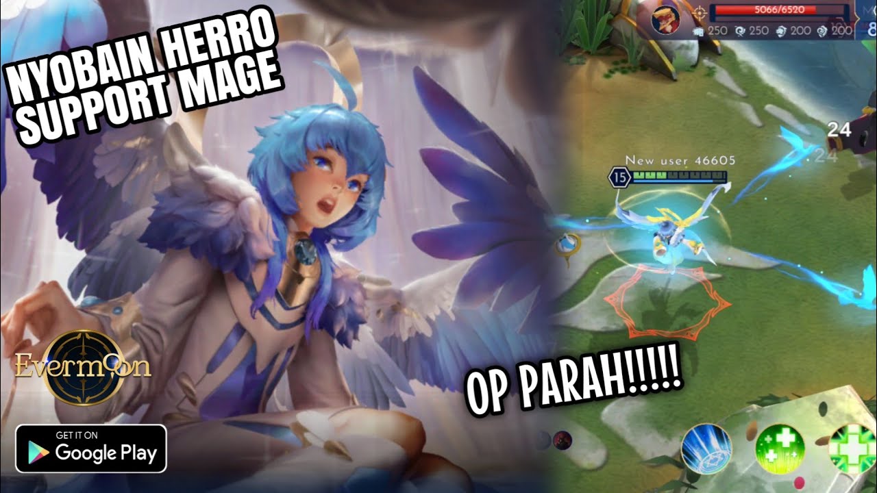 Nyobain herro evermoon Alicia mage suport | Evermoon moba gameplay walkthrough android