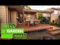 This EPIC Backyard Makeover Includes a Pizza Oven and Even a TV! | GARDEN | Great Home Ideas