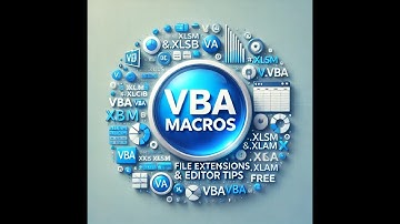 VBA Class 1: Free Guide to File Extensions (.xlsm, .xlsb) & VBA Editor Tips #VBA #VBAMacro