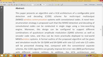 Algorithm and Architecture of Configurable Joint Detection and Decoding for MIMO Wireless Communicat