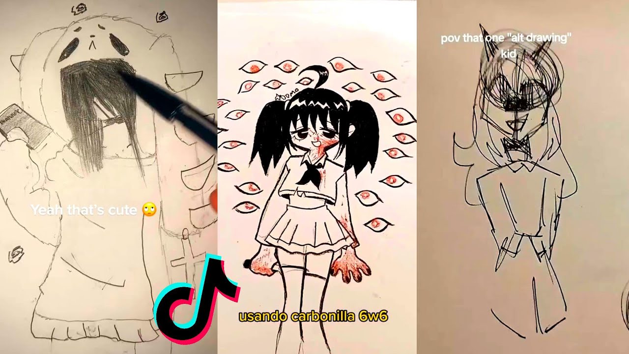 ALT Drawing Edits - New TikTok Compilation #32 - YouTube