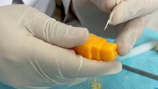 Carving lower five (second premolar) on soap | Easy