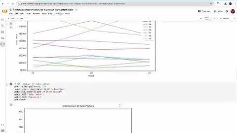 Analyze customer behavior based on transaction data