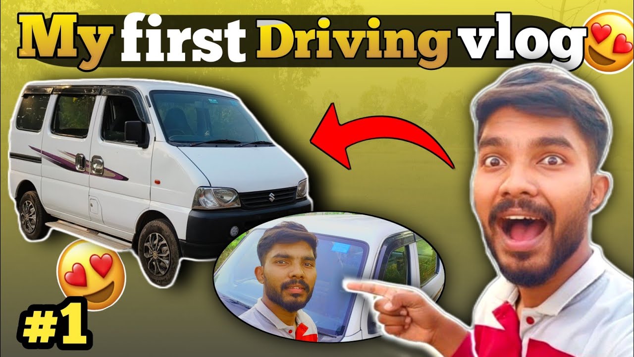Aakhirkar Gaadi Chalavayla Shiklo! 😍 | Maruti Eeco Driving Experience