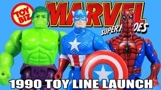 Toy Biz Ретроспектива запуска линии игрушек Marvel Superheroes 1990 | Игрушкивзрыв