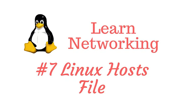 Linux Hosts File Explained (7/14)