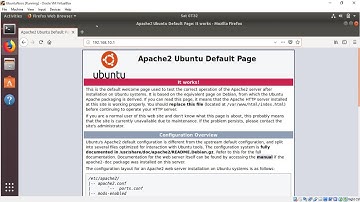 Install Web Server Ubuntu