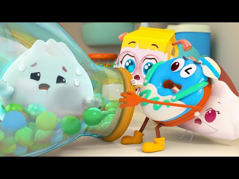 Let's Play Hide And Seek! | Donut, Burger, Cupcake | Yummy Foods Animation | Kids Cartoon | BabyBus