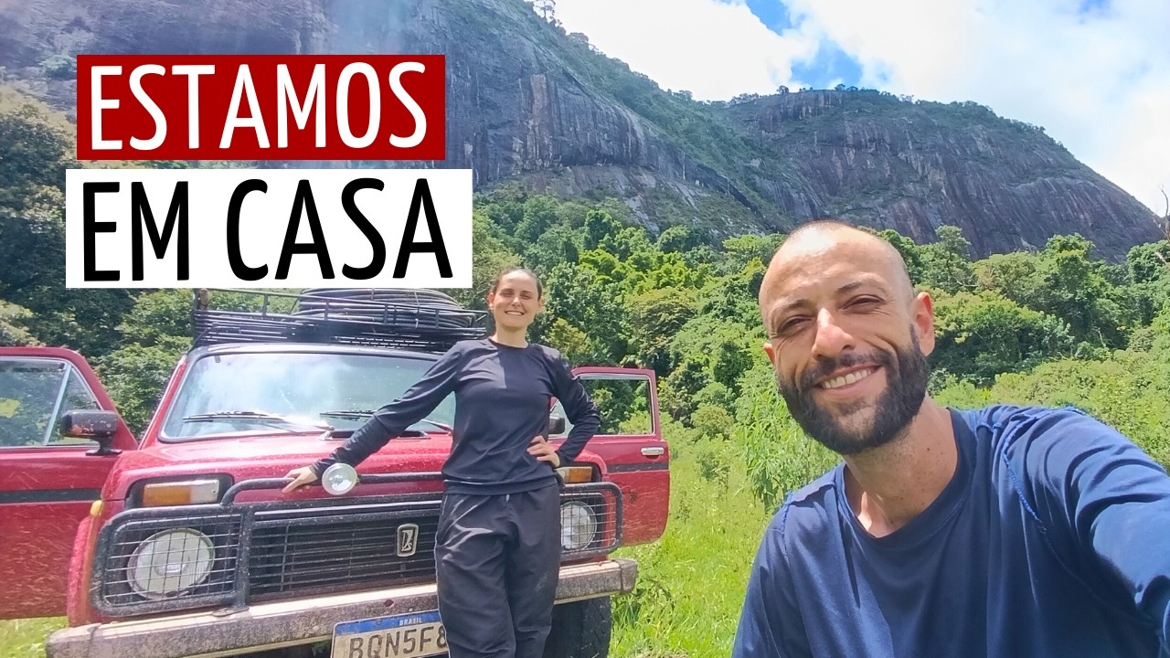 ESTAMOS DE VOLTA EM CASA E AS MINAS D'ÁGUA VOLTARAM