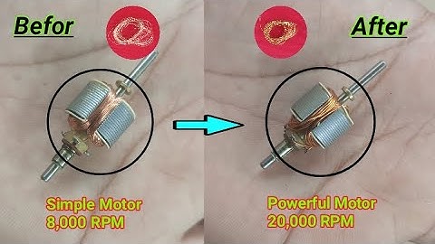 How to Upgrade DC Motor to 8x Speed || DC Motor Hacks