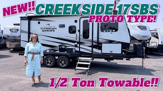 Small Trailer, BIG Adventure! First Look at The NEW 2027 Outdoors RV Creek Side 17SBS 1/2 Ton Model!