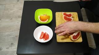 Jak szybko obrać grejpfruta - How to peel a grapefruit or orange