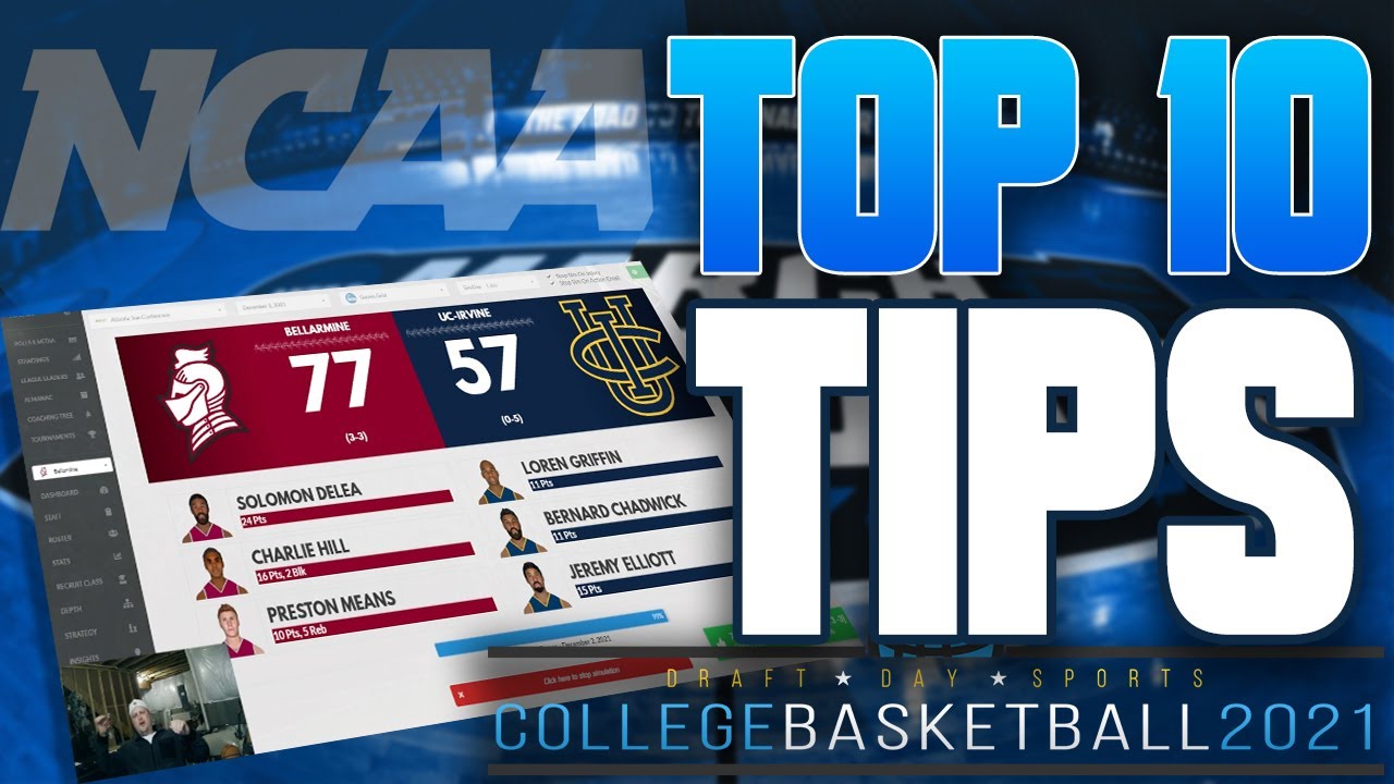 Top 10 Tips in Draft Day Sports College Basketball 2021 🏀 DDSCB 2021