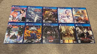 My PS4 Collection of Limited Run Games