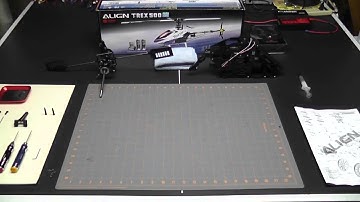 Trex 500 E   Build Video 4