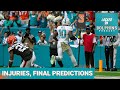 Injury Updates, Final Predictions For Miami Dolphins' Week 17 Contest Versus Cleveland Browns