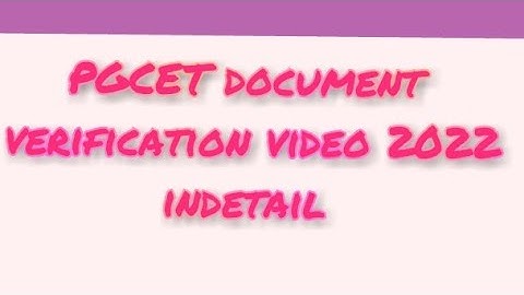 🙋Document verification process 2022 INDETAIL (don