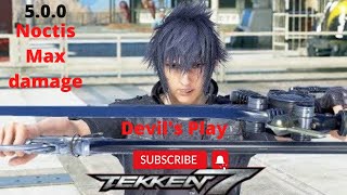 Tekken 7: noctis Lucis.caelum combo video Max damage