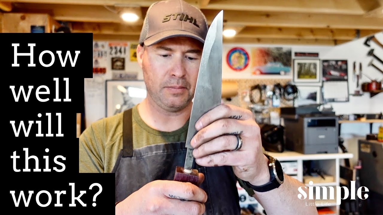 Making Japanese WA handles on a metal lathe