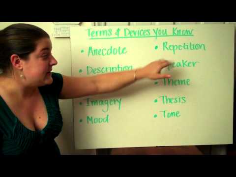 Rhetorical Terms and