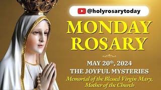 MONDAY HOLY ROSARY 💛 MAY 20 2024 💛 THE JOYFUL MYSTERIES OF THE ROSARY [VIRTUAL] #holyrosarytoday