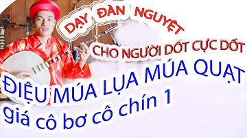 DẠY ĐÀN NGUYỆT MÚA LỤA MÚA QUẠT 1 GIÁ CÔ BƠ CÔ CHÍN CHO NGƯỜI DỐT CỰC DỐT