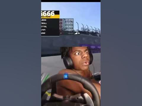 IShowSpeed Car Crash! #racing #racingsim - YouTube