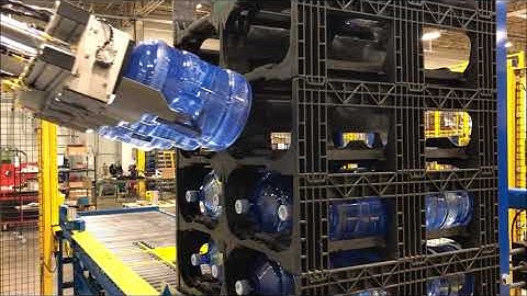 AMI AquaLoader Robotic Bottle Rack Loader