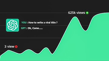 Write YouTube Titles with ChatGPT & Get 2x MORE views !! 😍