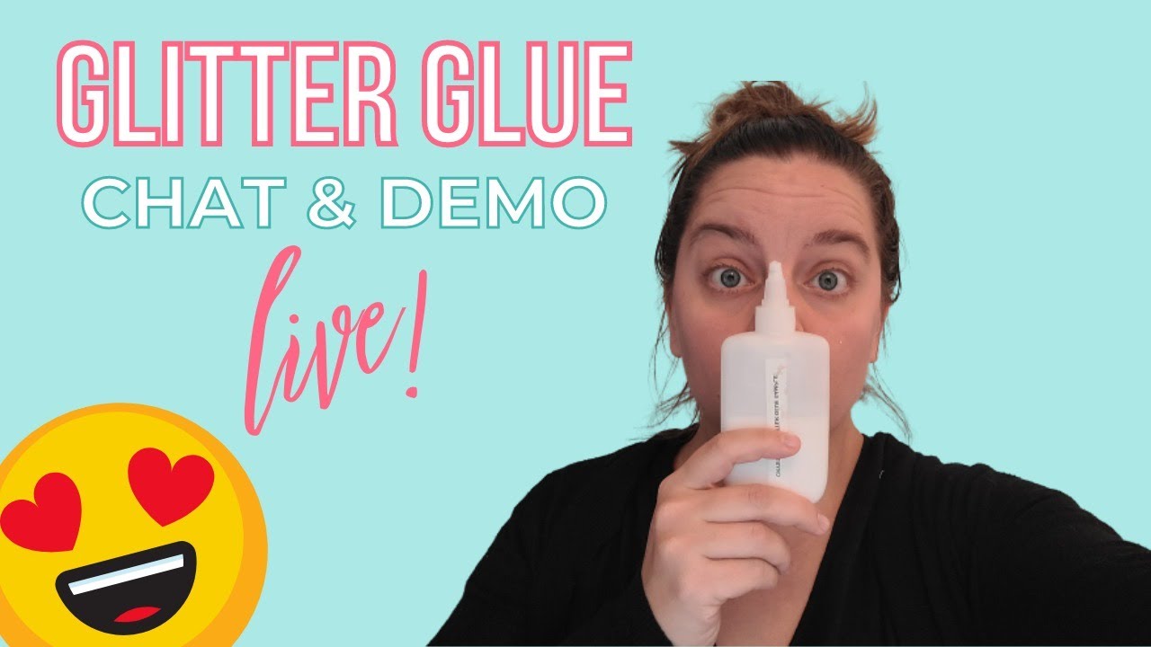 LIVE CRAFTING OVER COFFEE (Episode 2) CrystaLac Glitter Glue Chat