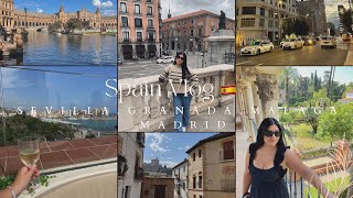 12 days in Spain Vlog| Seville, Granada, Malaga, Madrid