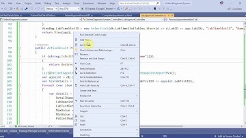 Online Diagnostic System Part 25-A Appointment Report ASP NET MVC C# C Sharp