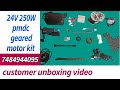 24V 250W electric cycle kit | Customer unboxing video