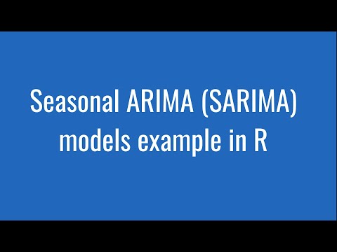 8.23: Seasonal ARIMA
