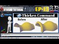 #13   AutoCAD Tutorial Thicken Command Explained in Hindi #sadiqmh #Autocad #Autocad3D