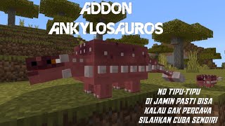 [no tipu-tipu] tutorial cara membuat addon hewan purba ( ANKYLOSAURUS )di Minecraft menggunakan apk screenshot 3