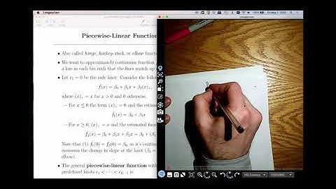Piecewise linear splines (smoothing part 3)