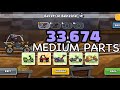 33674 POINTS At Bereft Of Benzine Team Event Medium Parts Hill Climb Racing 2