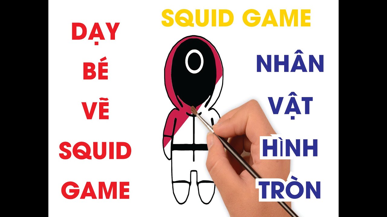 Bánh sinh nhật vẽ hình nhân vật Squid Gamen ngộ nghĩnh đáng yêu  Bánh Kem  Ngộ Nghĩnh