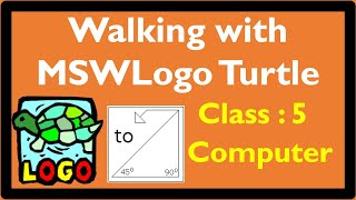 Walking With Mswlogo Turtle Cl 5 Computer Caie Cbse Basic Mswlogo Commands