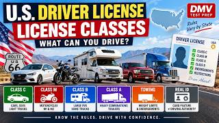 California Driver License Classes Explained | Class C, M, A & B