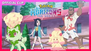 Uk: Pokémon Battle Or Cake Battle? | Pokémon Horizons: The Series | Official Clip