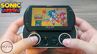Sonic Mania - Psp Go Gameplay - Handheld