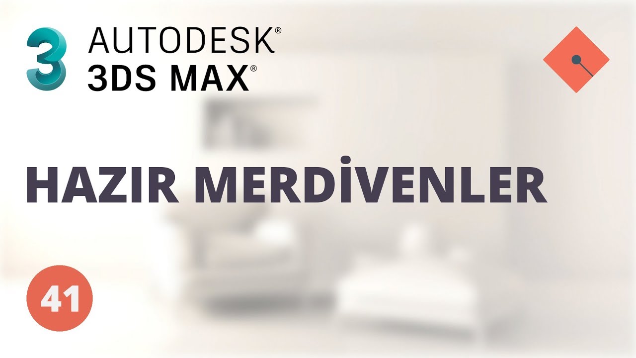 3ds Max Dersleri #41 | Hazır Merdivenler