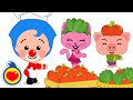 El Baile de La Ensalada 🍅   Plim Plim  🌽   Canciones Infantiles 🍃