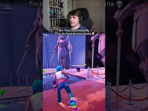 TRICK OR TREAT KLOMBO SPRITE SCAMMER #shorts #fortnite #gaming